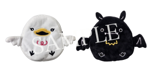白鳥とコウモリ正面(サンフ゜ル表記あり)